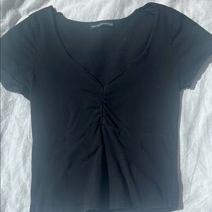 Black Short Sleeve Top